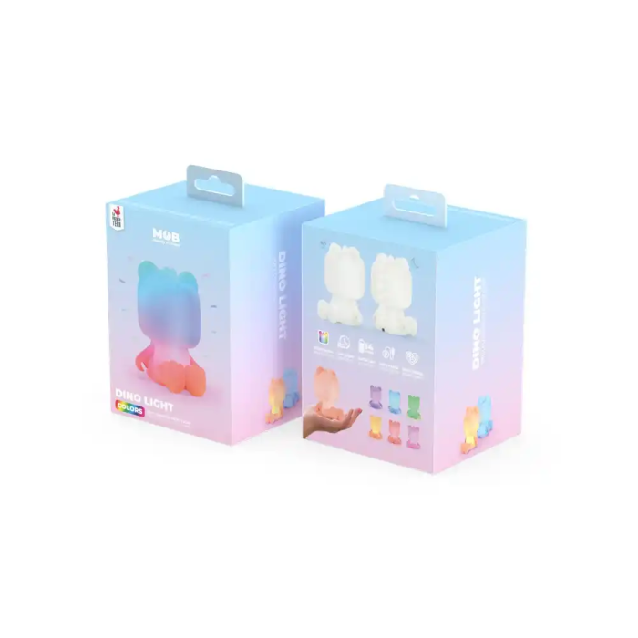 Wondee Dino Light Lámpara de Silicona Recargable USB Luz Nocturna Infantil 6