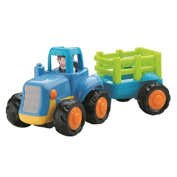 Creaciones Llopis Rural Roadsters Set 6 Vehículos Surtidos: Excavadora y Tractor de Poliéster 17x7x7.5 cm Creaciones Llopis Rural Roadsters Set 6 Vehículos Surtidos: Excavadora y Tractor de Poliéster 17x7x7.5 cm