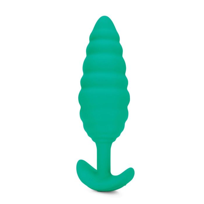 Plug Vibrador Anal B-Vibe Twist Texture Verde 5