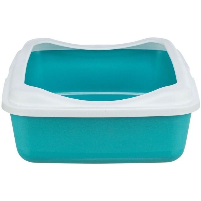 Arenero para Gatos Trixie Classic Azul Blanco Plástico 37 × 15 × 47 cm 4