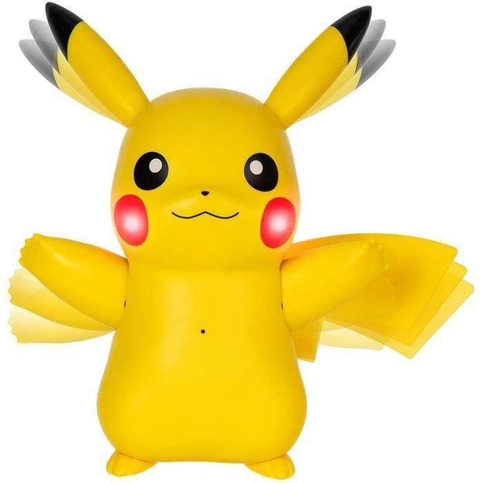 Figura miniatura - BANDAI - Pokémon Interactivo Pikachu y sus accesorios - Juguete con luces, sonidos y movimientos - JW3330 3