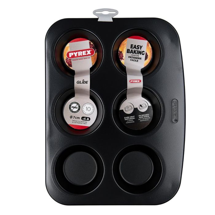 Bandeja Magdalenas Horno Acero Glide Pyrex® 29x18 cm 1 Bandeja Magdalenas Horno Acero Glide Pyrex® 29x18 cm 1