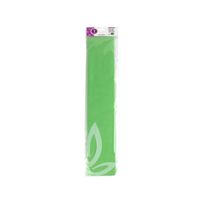 Papel Crespon Liderpapel 50 cm X 2.5M 34 gr-M2 Verde Claro 2