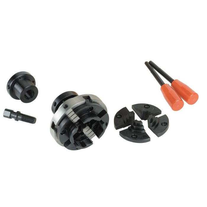 HERRAMIENTAS LEJAS Portabrocas 4 mordazas concéntricas Apertura 10-63 mm Diámetro M18 25.4/8TPI con adaptador M18
