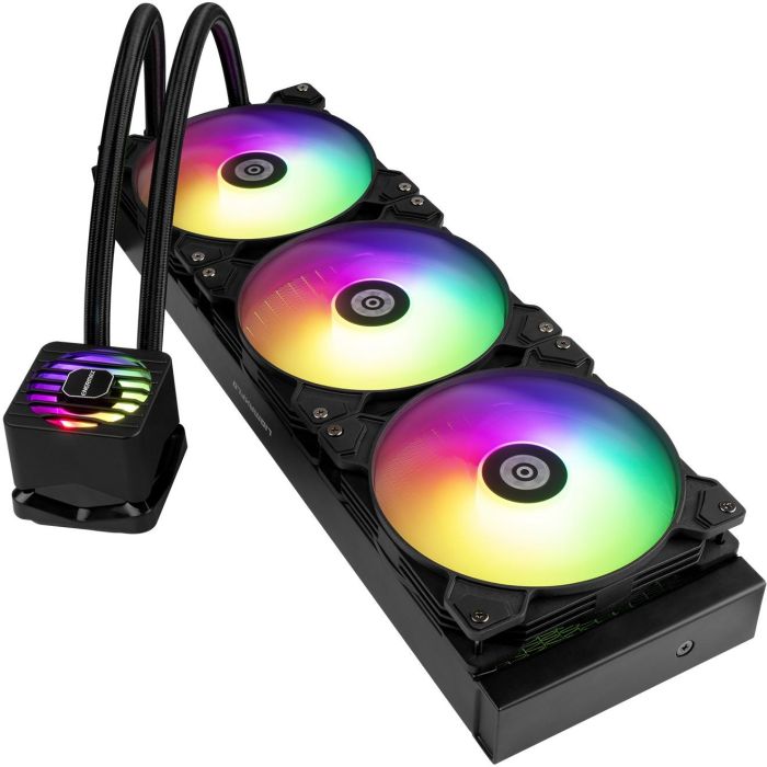 Enermax ELC-LMF420T-ARGB Cooler Líquido CPU 14 cm ARGB Negro 420W - 3 Ventiladores 78.76 cfm 4 Enermax ELC-LMF420T-ARGB Cooler Líquido CPU 14 cm ARGB Negro 420W - 3 Ventiladores 78.76 cfm 4