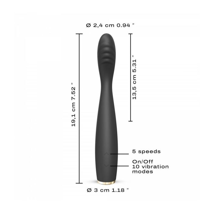 Vibrador clásico Dorcel Negro 2 Vibrador clásico Dorcel Negro 2