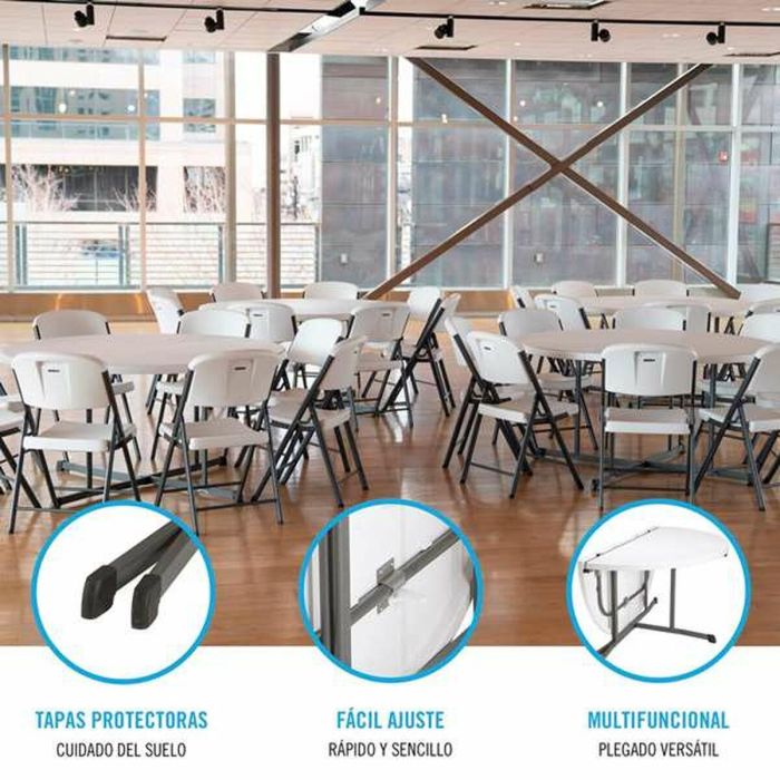 Mesa Plegable Lifetime Ø 152 cm Redonda 3 Mesa Plegable Lifetime Ø 152 cm Redonda 3