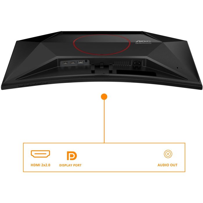 AOC C27G42E Monitor Gamer Curvo 27 Pulgadas Full HD 1ms 180Hz HDMI DP 4