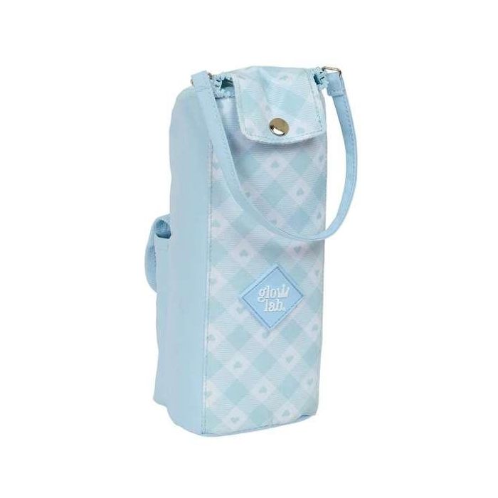 Estuche Escolar Glow Lab Cisnes Azul claro 6 x 21 x 6 cm