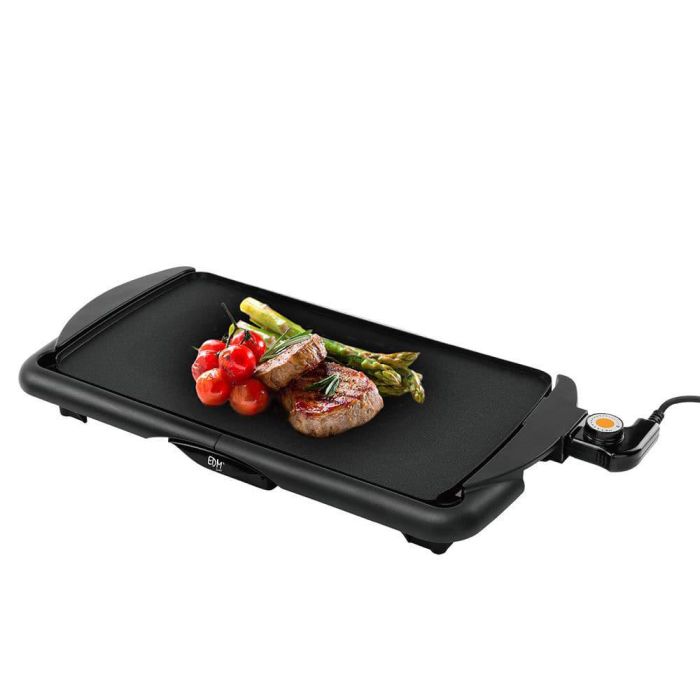 Edm Tabla de asar 2000W 56,5x27,3x10 cm Antiadherente Temperatura regulable