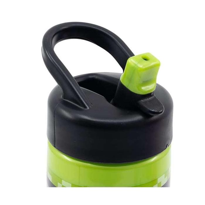 Minecraft Termo de Plástico con Asa, 410 ml, PP, Licencia Oficial