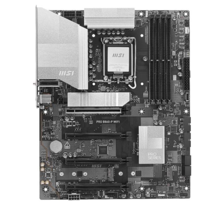 Placa MSI Pro B860-P Wifi,Intel,1851,B860,4Ddr5,Usb 10Gbps,Wifi,Atx 1