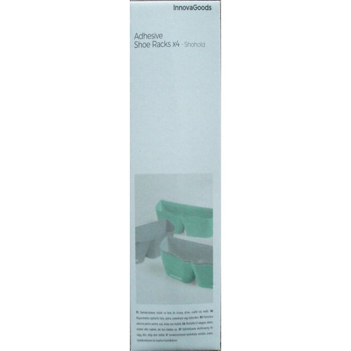 Zapateros Adhesivos Shohold InnovaGoods Pack de 4 uds 10 Zapateros Adhesivos Shohold InnovaGoods Pack de 4 uds 10