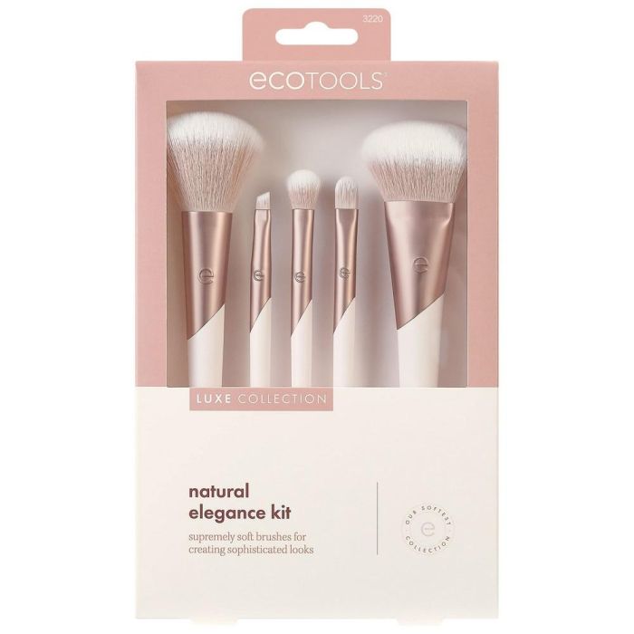 Ecotools LUXE NATURAL ELEGANCE Lote Set de Maquillaje 5 Piezas para Mujer Cruelty Free Vegano 0 Ecotools LUXE NATURAL ELEGANCE Lote Set de Maquillaje 5 Piezas para Mujer Cruelty Free Vegano 0