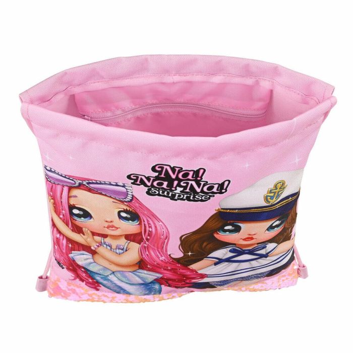Mochila Saco Infantil Na!Na!Na! Surprise Sparkles Rosa 26 x 34 x 1 cm 1 Mochila Saco Infantil Na!Na!Na! Surprise Sparkles Rosa 26 x 34 x 1 cm 1