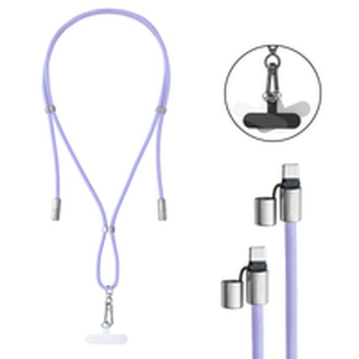 Cable USB-C a USB-C INTENSO 7991003 Morado 9 Cable USB-C a USB-C INTENSO 7991003 Morado 9