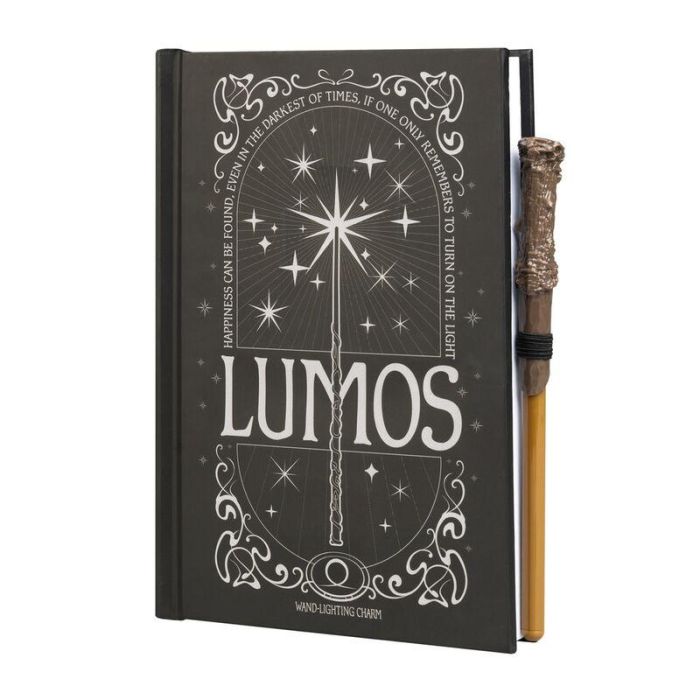 Cuaderno A5 premium led + boligrafo Lumos Harry Potter 1 Cuaderno A5 premium led + boligrafo Lumos Harry Potter 1