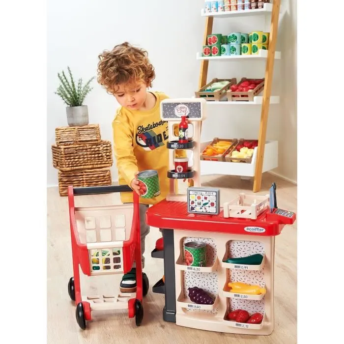 Ecoiffier 1676 Caja y Carro Tienda Juego Juguete Infantil 3