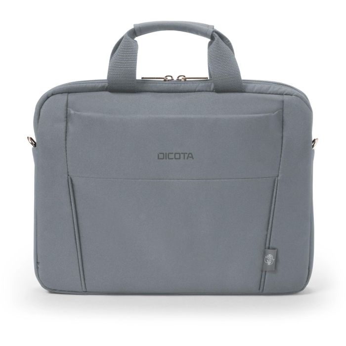 DICOTA Eco Slim Case BASE para Portátil 11-12.5" (27.9-30.5cm) Gris de Poliéster Reciclado con Tirante para Hombro 2 DICOTA Eco Slim Case BASE para Portátil 11-12.5" (27.9-30.5cm) Gris de Poliéster Reciclado con Tirante para Hombro 2