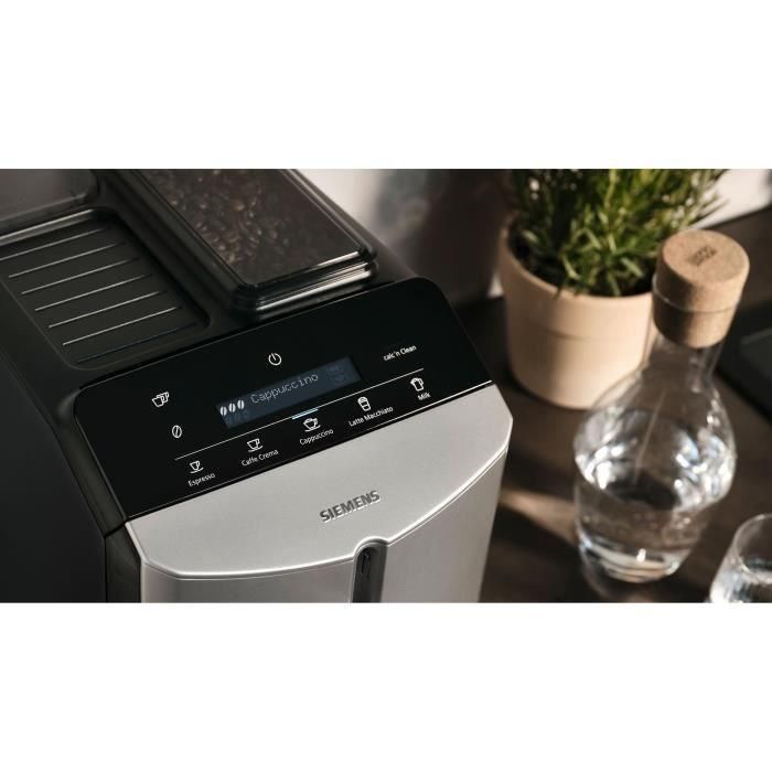 Cafetera SIEMENS - EQ300 S300 - 5 bebidas, Depósito de granos de 250g, Depósito de agua de 1,4L, Regleta de sensores con pantalla LCD 1