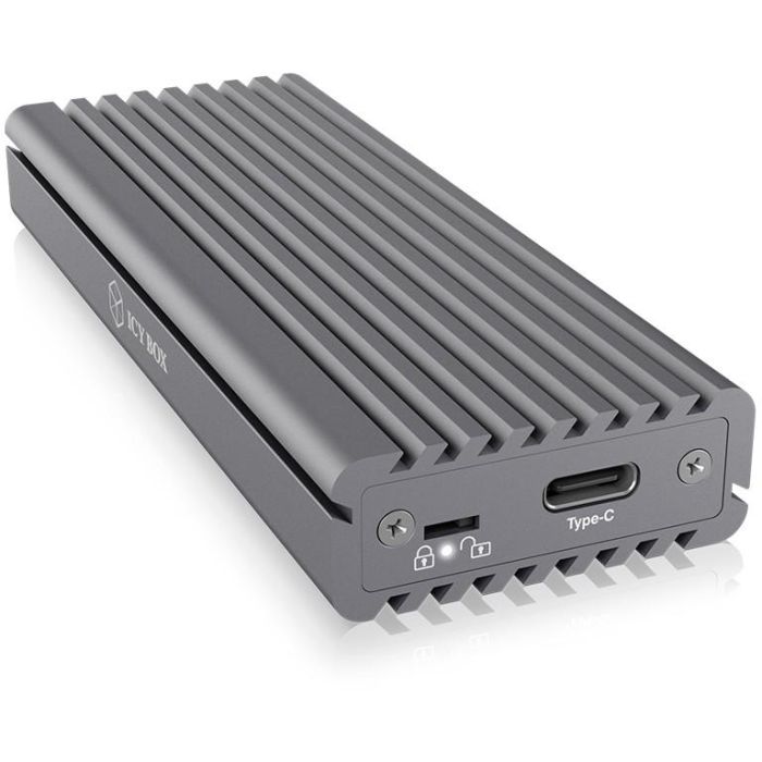 ICY BOX IB-1817M-C31 Externes USB-C 3.1 Gehäuse für M.2 NVMe SSD Aluminium 9