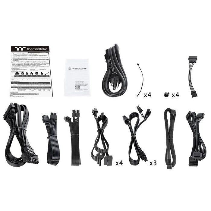 THERMALTAKE Toughpower GF3 Fuente de Alimentación 1350W 80 PLUS Gold ATX Negro 6 THERMALTAKE Toughpower GF3 Fuente de Alimentación 1350W 80 PLUS Gold ATX Negro 6