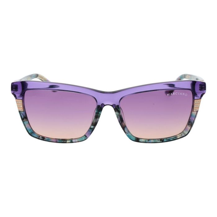 Guess By Marciano Gafas de Sol GM00010 Mujer Rectangulares Acetato Lila 57 mm 2 Guess By Marciano Gafas de Sol GM00010 Mujer Rectangulares Acetato Lila 57 mm 2