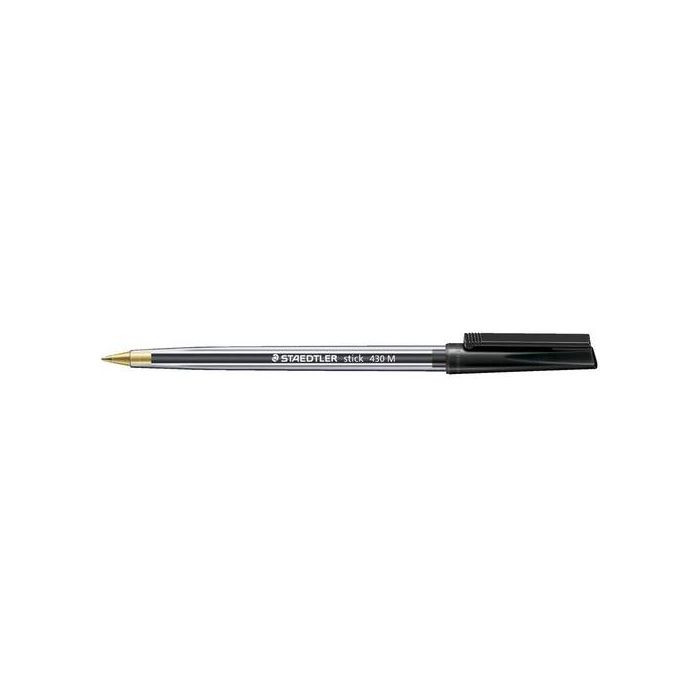 Boligrafo Staedtler 430 Medio Negro (Set de 50) Boligrafo Staedtler 430 Medio Negro (Set de 50)