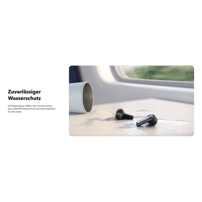 Anker Liberty 4 NC Auriculares Inalámbricos True-Wireless con Cancelación de Ruido Activa Negro