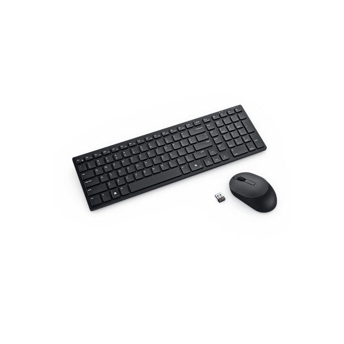 Dell Teclado y Ratón Inalámbricos KB555 y MS355, QWERTY Español, 18 Teclas Programables, Resistente a Salpicaduras, Bluetooth 5.1 y 2.4 GHz 1