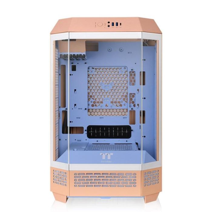 Thermaltake Tower 300 Peach Fuzz Micro Torre para PC Color Durazno, Soporte Ventiladores 120/140mm y Discos Duros 2.5/3.5 Pulgadas 1 Thermaltake Tower 300 Peach Fuzz Micro Torre para PC Color Durazno, Soporte Ventiladores 120/140mm y Discos Duros 2.5/3.5 Pulgadas 1