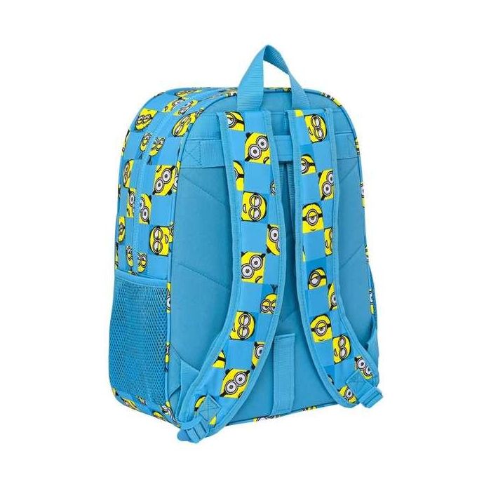 Mochila Escolar Minions Minionstatic Azul 33 x 42 x 14 cm 1 Mochila Escolar Minions Minionstatic Azul 33 x 42 x 14 cm 1