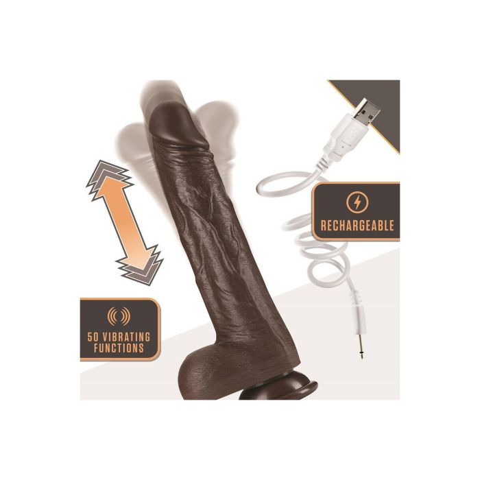 Consolador Realista Blush Dr Skin Silicona ABS Ø 4 cm (16,4 cm) 7