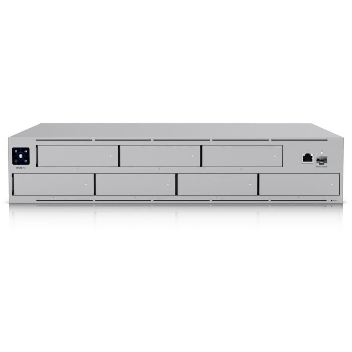 Ubiquiti UNAS-Pro NAS Rack (2U) 7 Bahías para 2.5/3.5" HDD/SSD, 1x GbE, 1x SFP+, Cortex-A57, 8GB RAM 0 Ubiquiti UNAS-Pro NAS Rack (2U) 7 Bahías para 2.5/3.5" HDD/SSD, 1x GbE, 1x SFP+, Cortex-A57, 8GB RAM 0