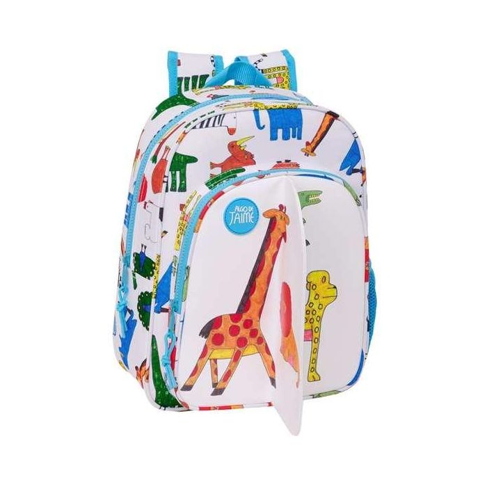 Mochila Escolar Algo de Jaime Blanco 26 x 34 x 11 cm