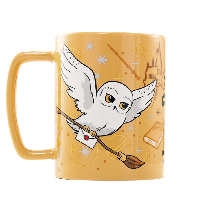 Taza funda de peluche Hedwig Harry Potter 440ml 2