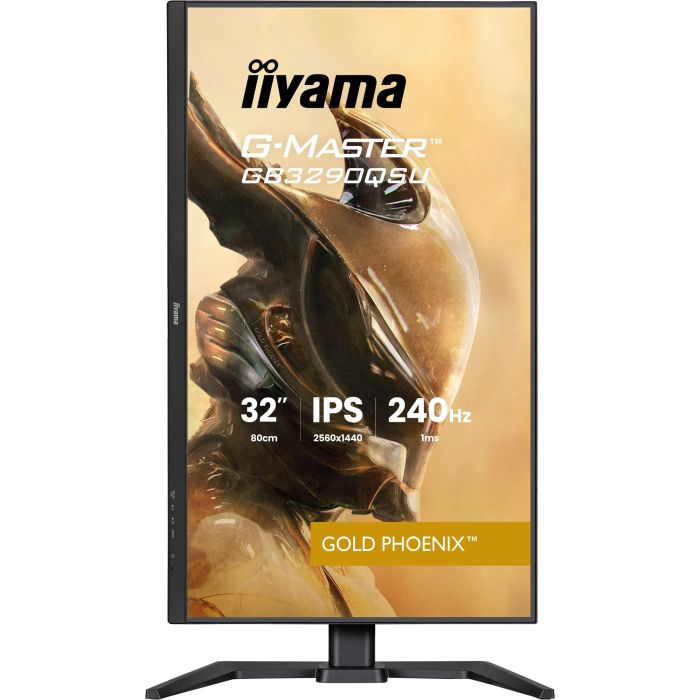 Monitor Iiyama, 32 Pulgadas, G-Master Gb3271Qsu-B1 Fast Ips Qhd 165Hz 1Ms Freesync Usb-A Altavoces Altura Ajustable 4