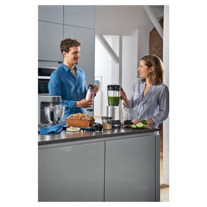 WMF 416530011 Batidora de vaso Kult Pro, 1200W, 1.2L, Acero Inoxidable, 30.000 RPM