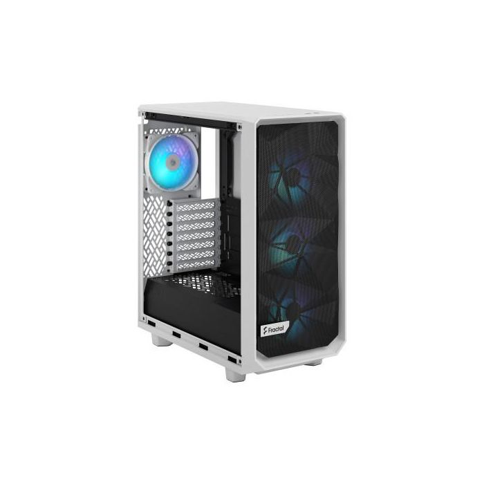 Fractal Design Meshify 2 Compact RGB Blanco - Torre PC ATX, RGB, Ventiladores 3x120mm, FD-C-MES2C-08 8 Fractal Design Meshify 2 Compact RGB Blanco - Torre PC ATX, RGB, Ventiladores 3x120mm, FD-C-MES2C-08 8