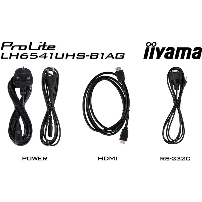 iiyama 65" 4K UHD 3840x2160 IPS Panel para Cartelería Digital Profesional 24/7 Modo Retrato/Paisaje 500cd/m² Soporte Pared Incluido 5