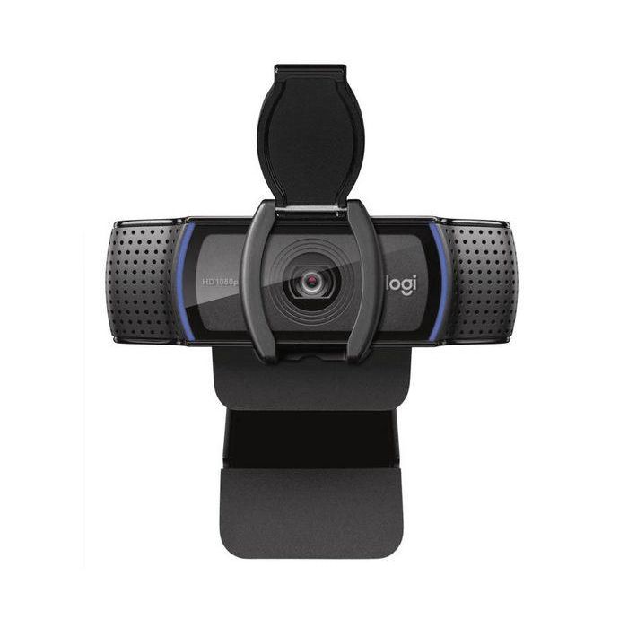 Logitech C920e Webcam HD 1080p para Videollamadas, Enfoque Automático, Micrófonos Integrados, Tapa de Privacidad y 78° FOV