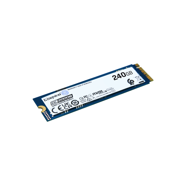 Kingston SEDC2000BM8/240G SSD 240 GB PCI Express 4.0 NVMe M.2 - Lectura 4500 MB/s, Escritura 400 MB/s para Servidor Kingston SEDC2000BM8/240G SSD 240 GB PCI Express 4.0 NVMe M.2 - Lectura 4500 MB/s, Escritura 400 MB/s para Servidor