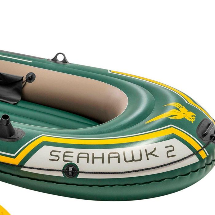 Barca Hinchable Intex Seahawk 2 Verde 236 x 41 x 114 cm 2 Barca Hinchable Intex Seahawk 2 Verde 236 x 41 x 114 cm 2
