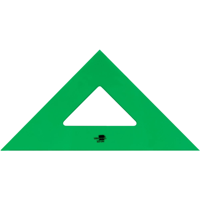 Liderpapel Escuadra 32 cm acrílico verde 1