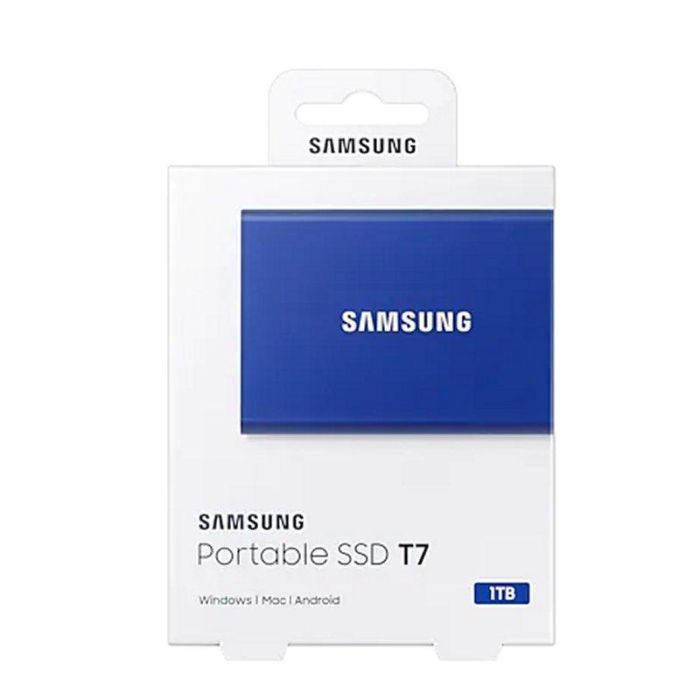 Disco Externo SSD Samsung Portable T7 1TB/ USB 3.2/ Azul 3 Disco Externo SSD Samsung Portable T7 1TB/ USB 3.2/ Azul 3