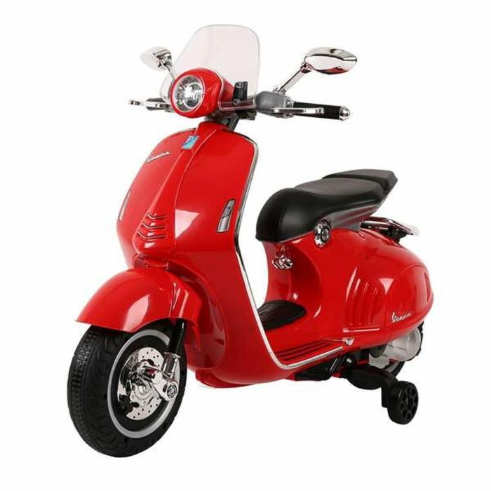 Moto Eléctrica para Niños Injusa Vespa Rojo