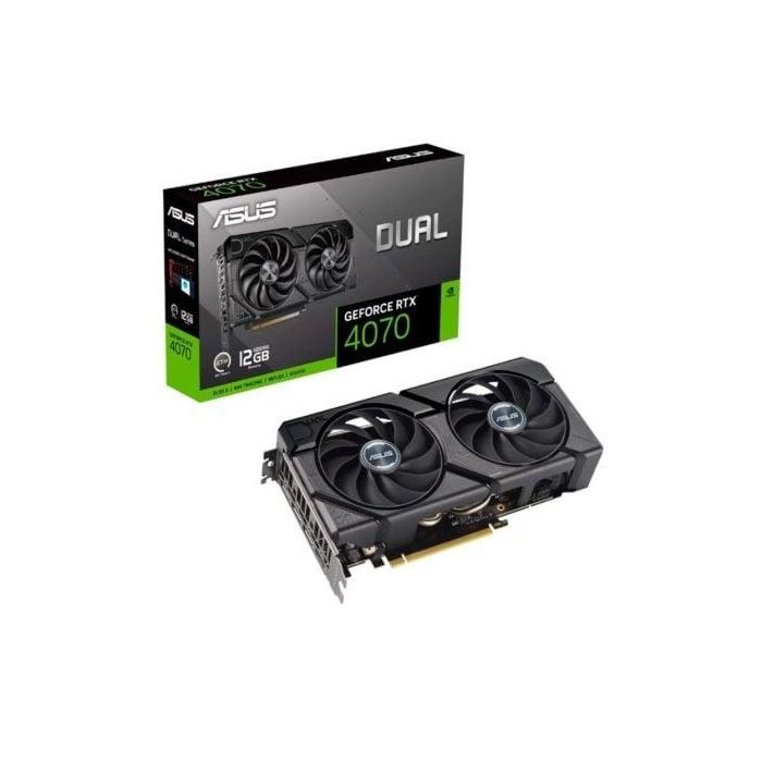 Tarjeta Gráfica Asus Dual GeForce RTX 4070 EVO/ 12GB GDDR6