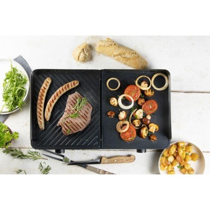 Domo DO9259G Barbacoa de Sobremesa Genius con 2 Zonas de Cocción, Termostato Regulable, 2400 W 3 Domo DO9259G Barbacoa de Sobremesa Genius con 2 Zonas de Cocción, Termostato Regulable, 2400 W 3