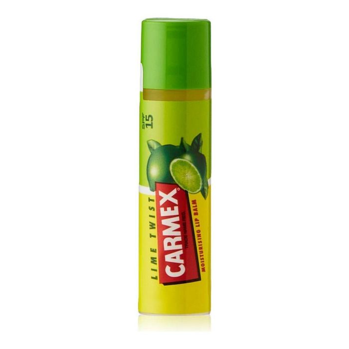 Carmex Lime Twist Bálsamo Labial en Stick SPF 15 | Hidratante y Protector para Labios Secos y Agrietados 4,25 g Carmex Lime Twist Bálsamo Labial en Stick SPF 15 | Hidratante y Protector para Labios Secos y Agrietados 4,25 g