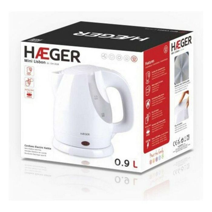 Hervidor y Tetera Eléctrica Haeger EK-13W.006A 1300 W 1 Hervidor y Tetera Eléctrica Haeger EK-13W.006A 1300 W 1